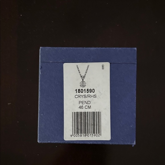 Swarovski Angelic Pendant Necklace, Rhodium Plated, Clear Crystal -New in box - Picture 2 of 2